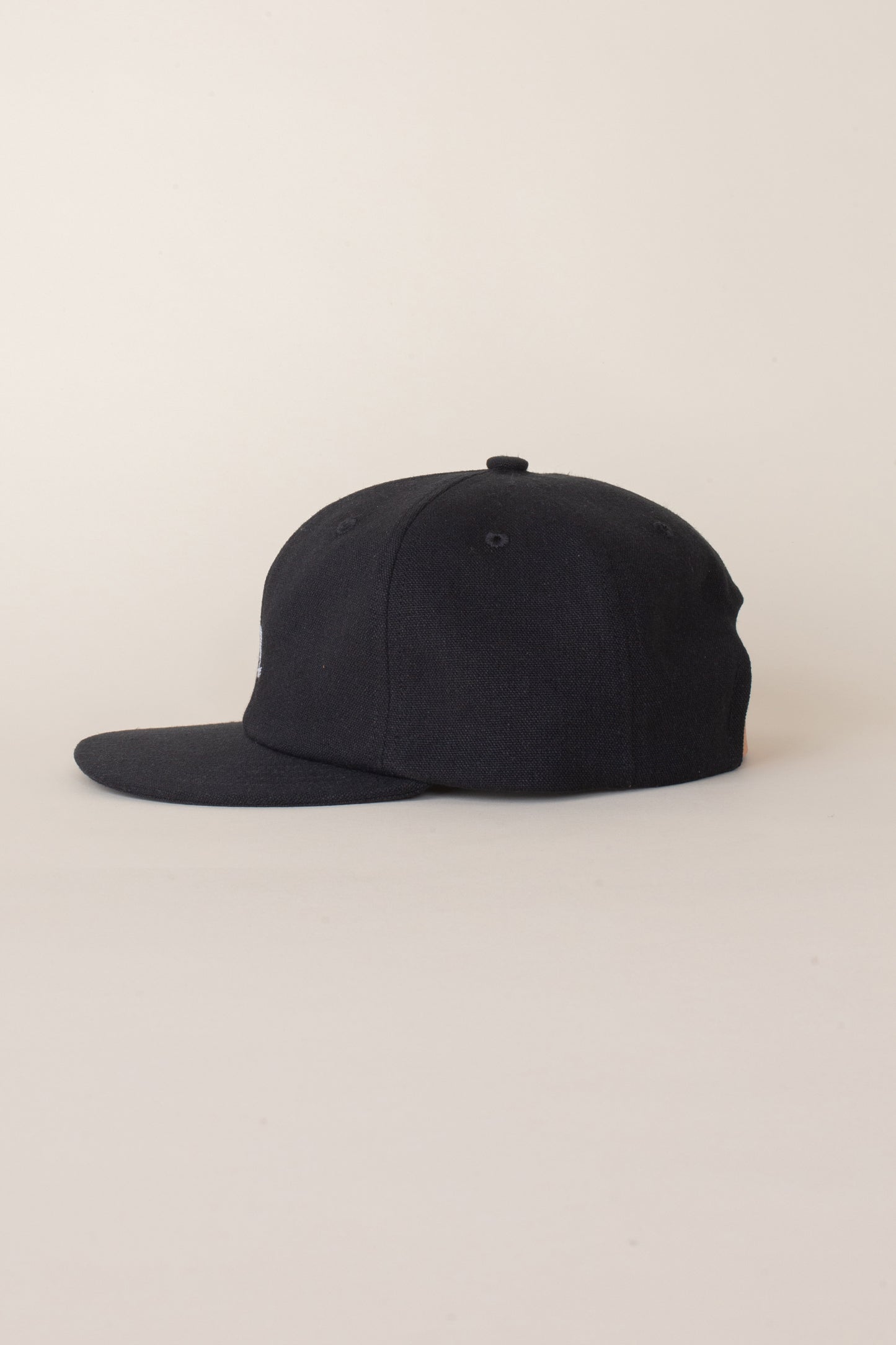 Black Hemp Six-Panel Cap