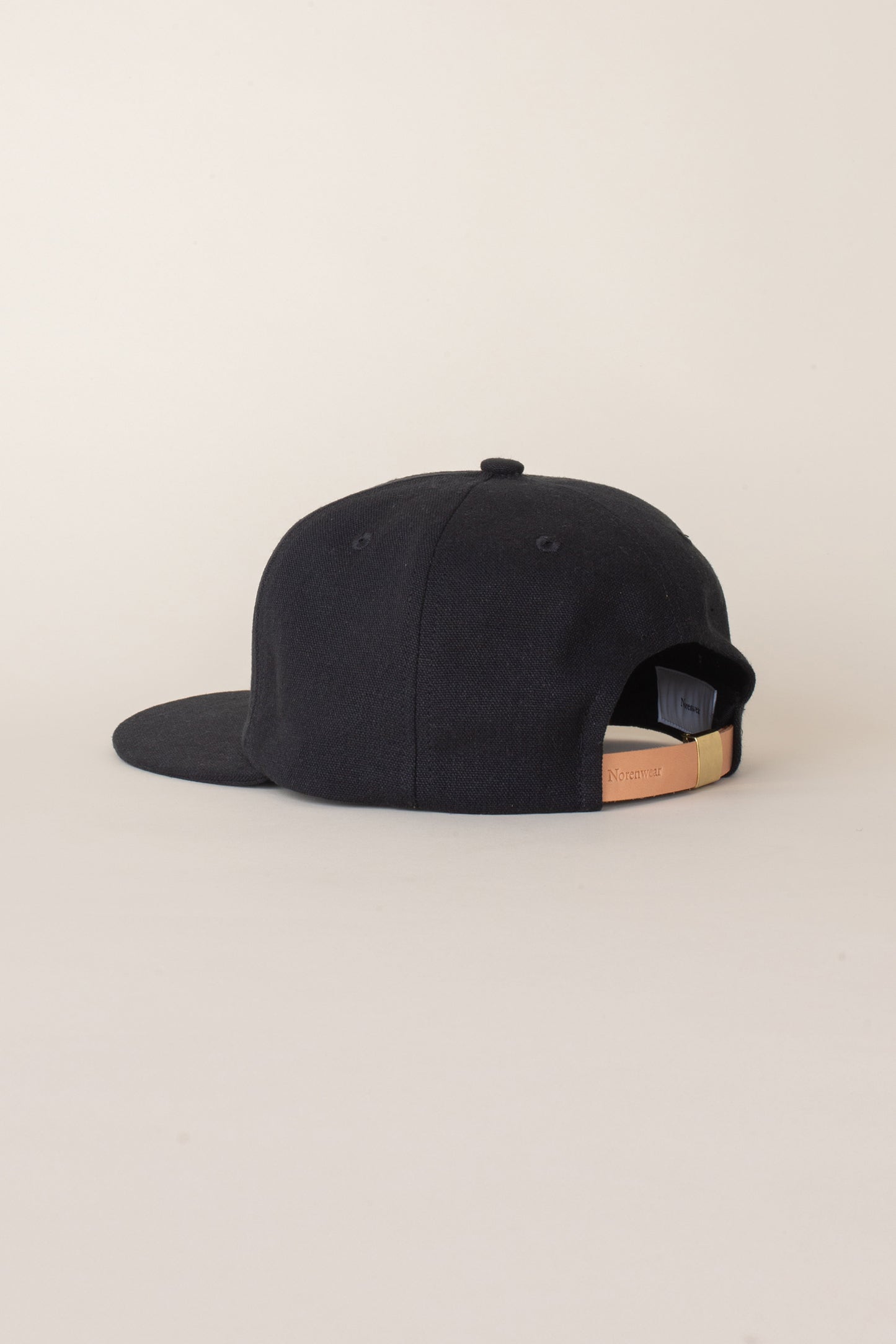 Black Hemp Six-Panel Cap