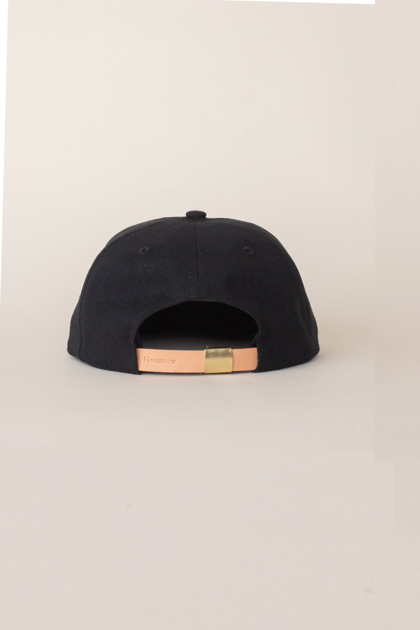 Black Hemp Six-Panel Cap