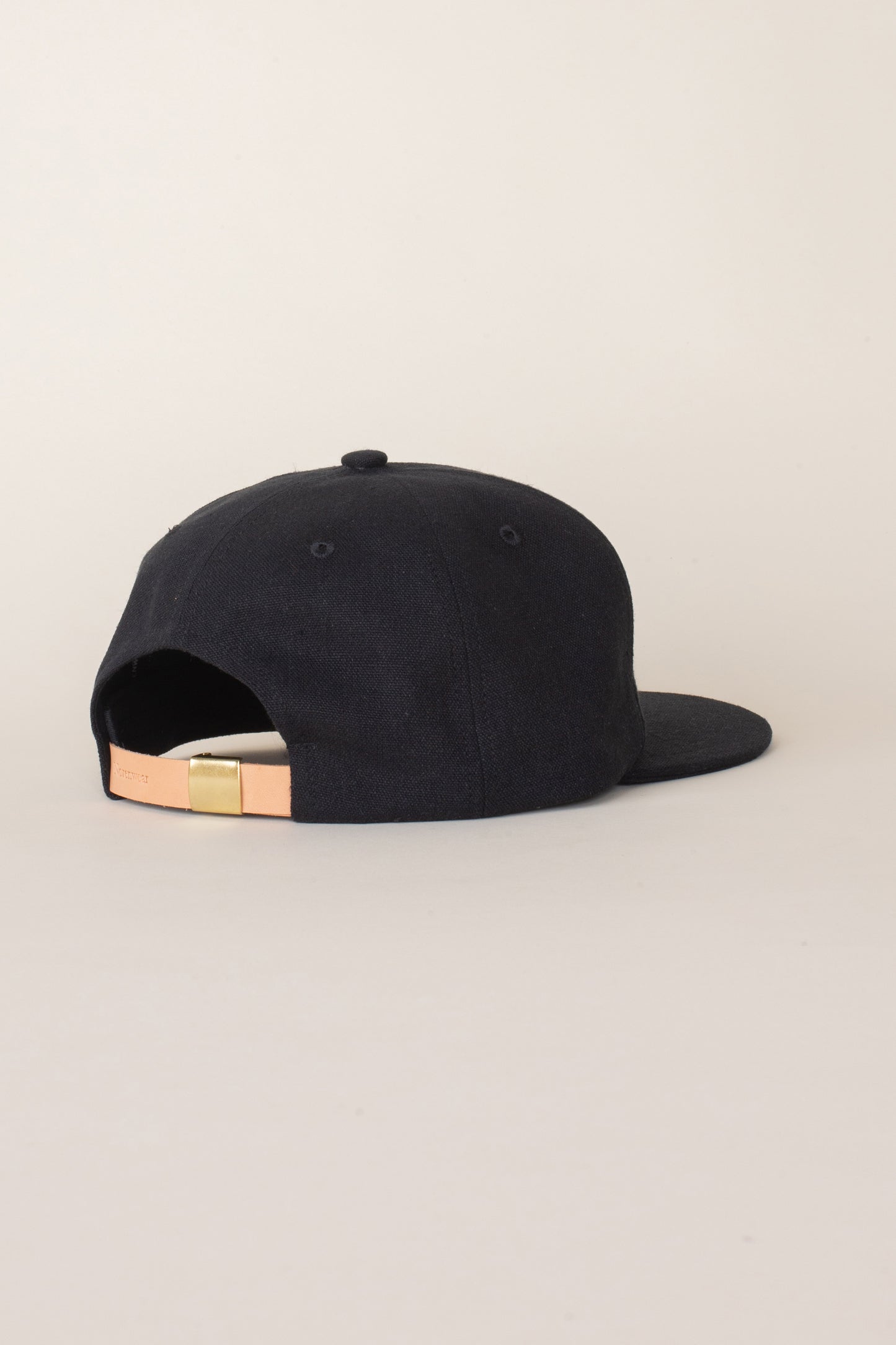 Black Hemp Six-Panel Cap