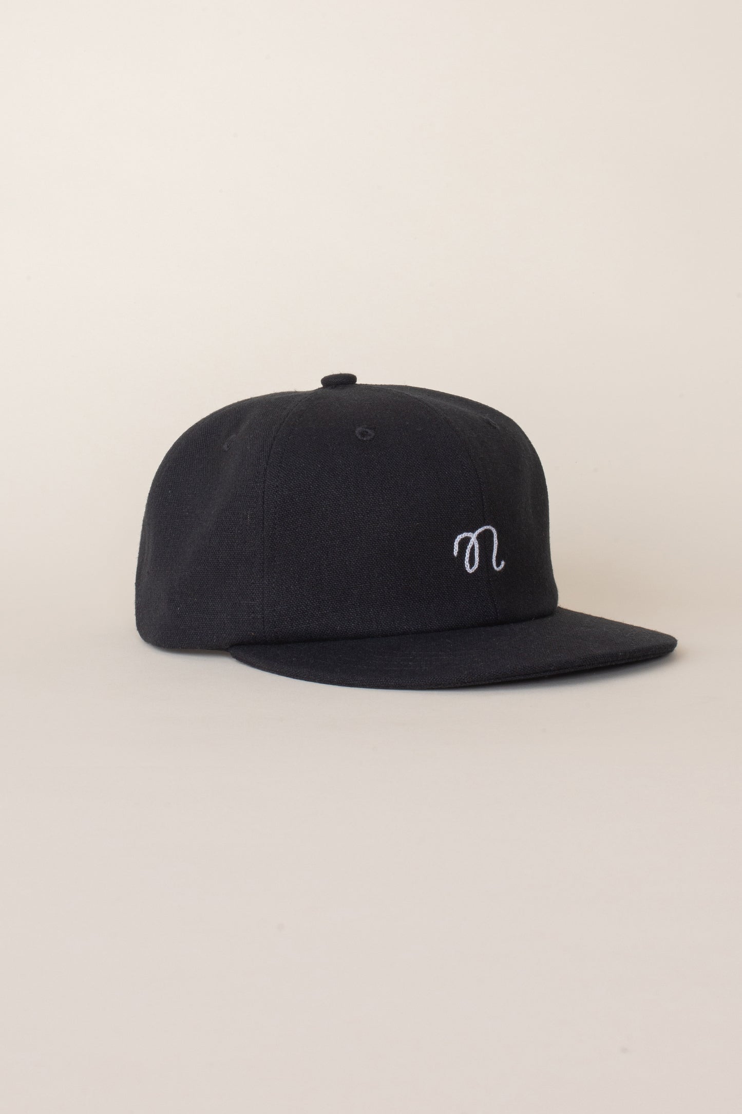 Black Hemp Six-Panel Cap