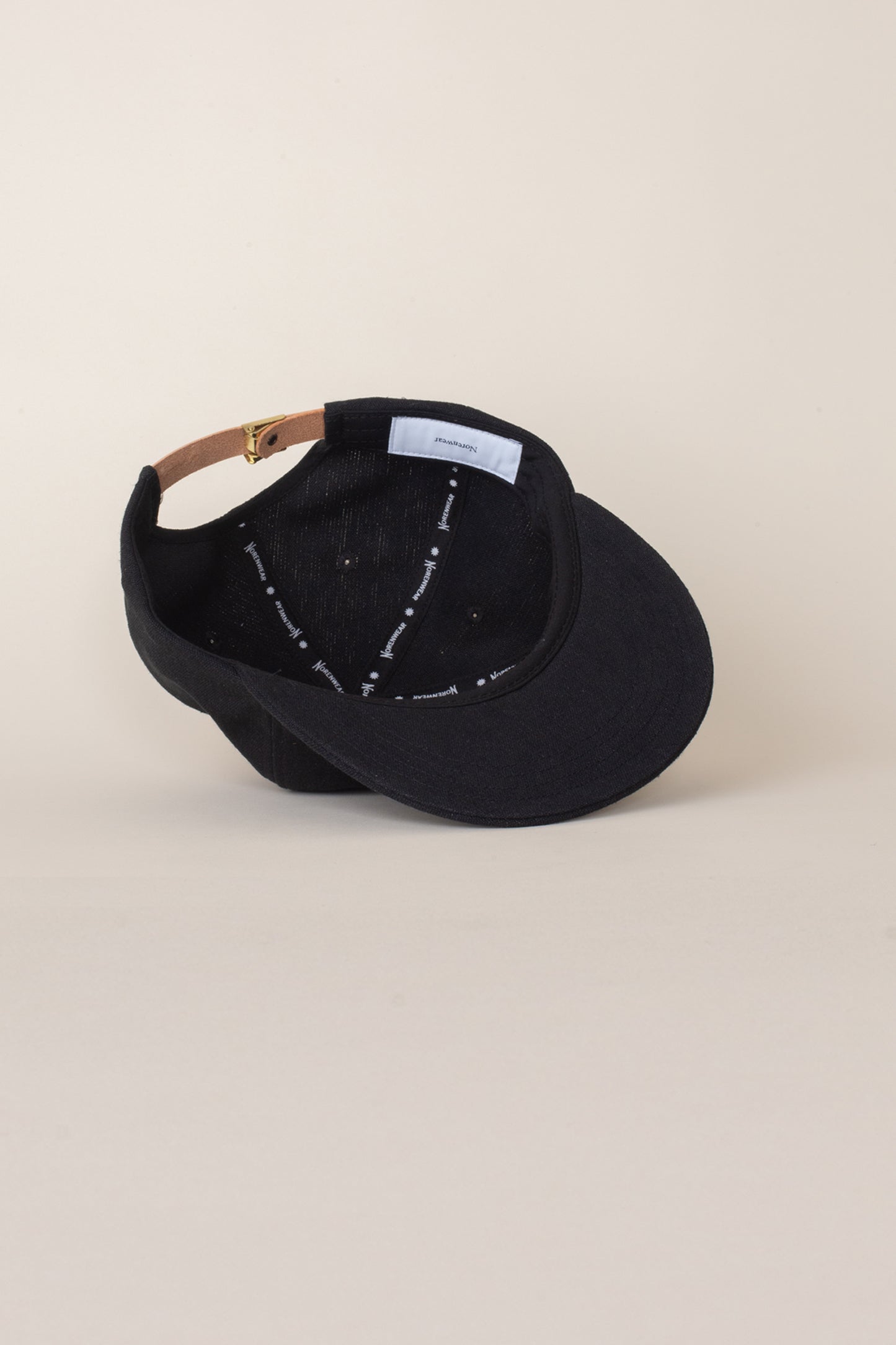 Black Hemp Six-Panel Cap