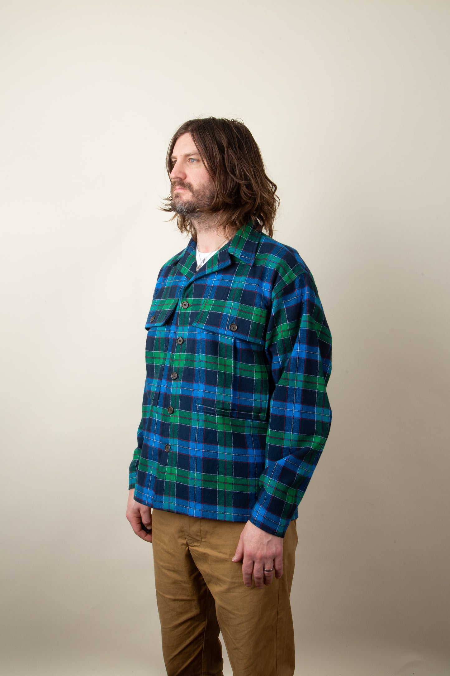 Flannel Fatigue Forest and Navy