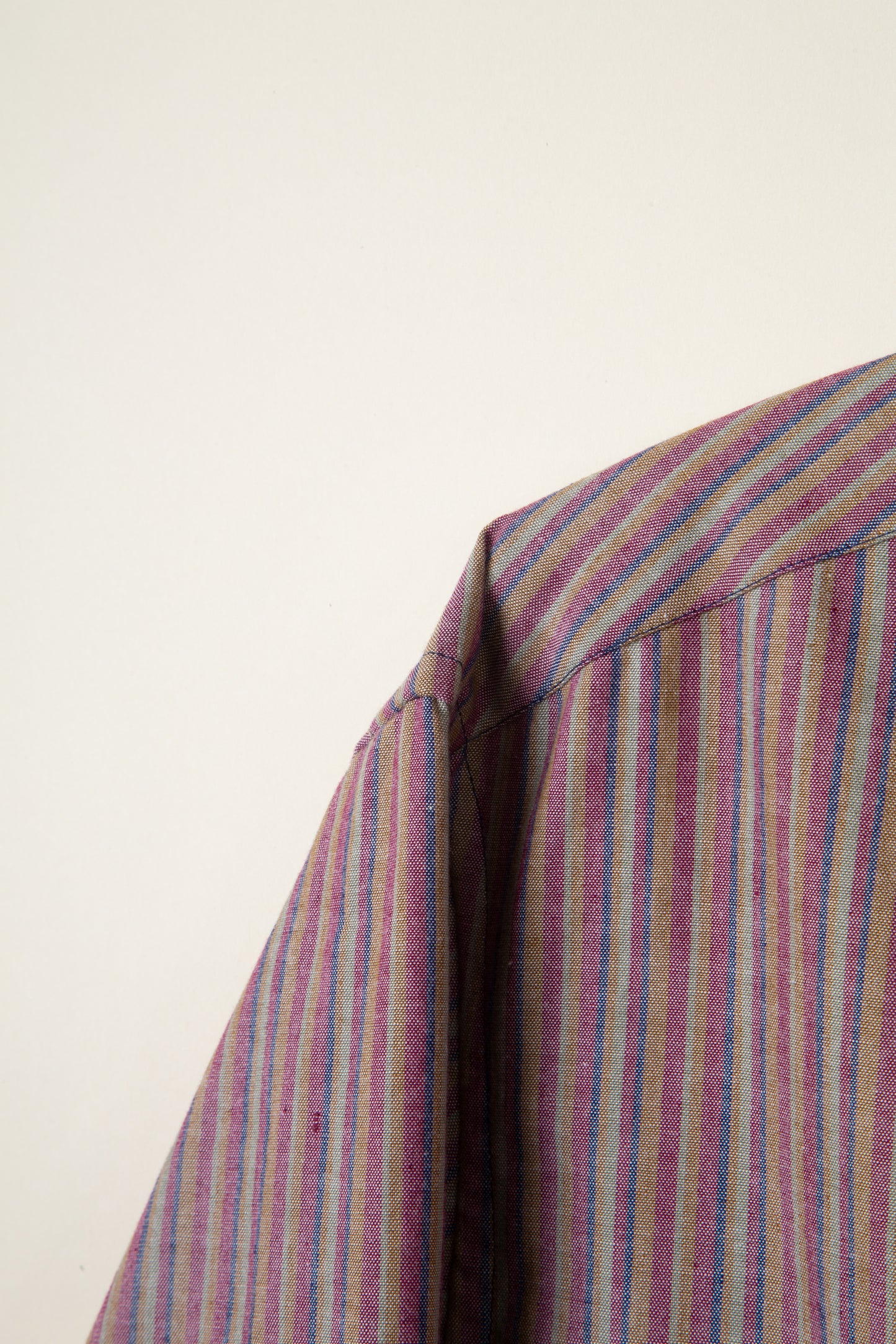 Pinpoint Oxford Maroon Stripe Button Down