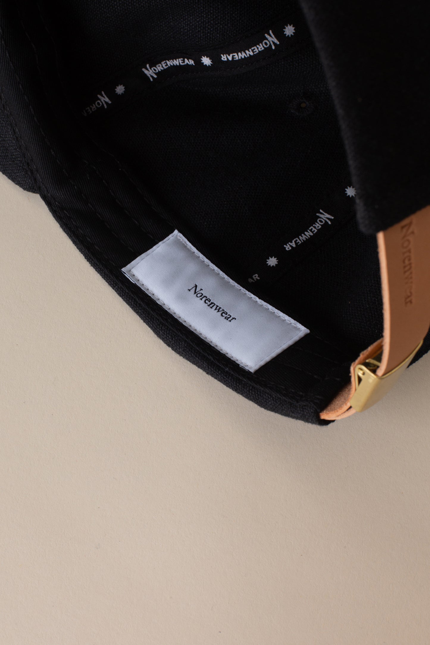 Black Hemp Six-Panel Cap