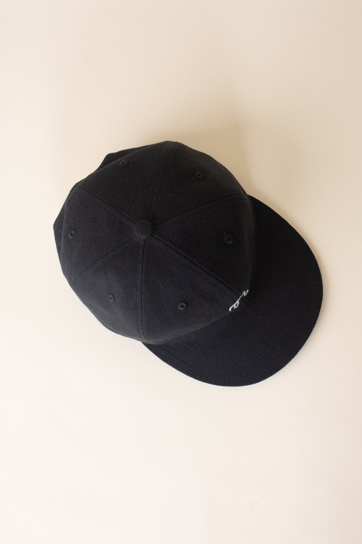 Black Hemp Six-Panel Cap