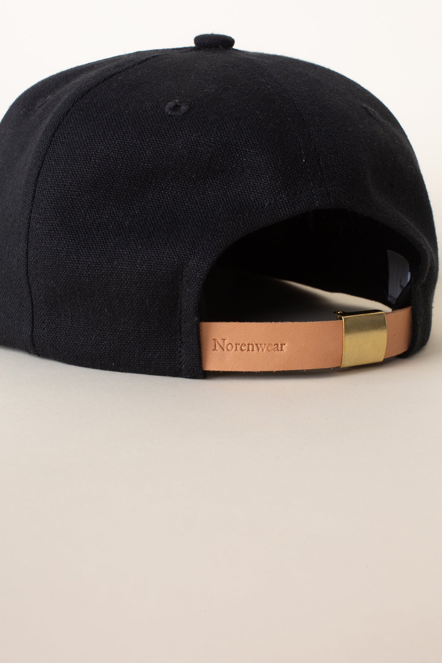 Black Hemp Six-Panel Cap