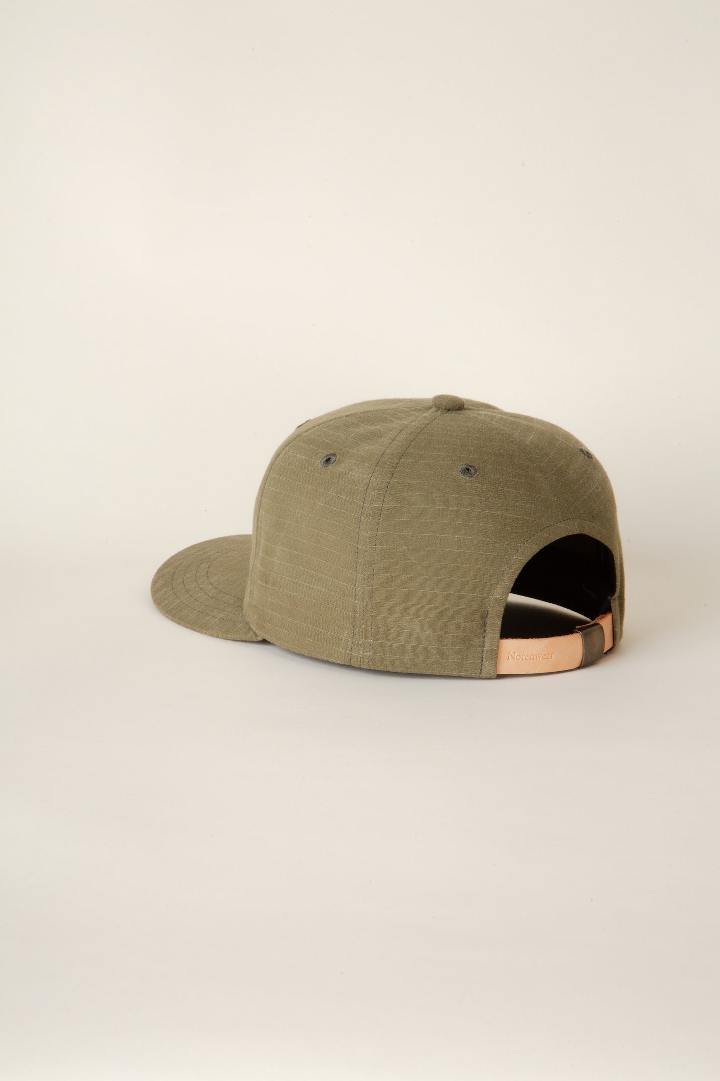 Distressed Olive Six Panel