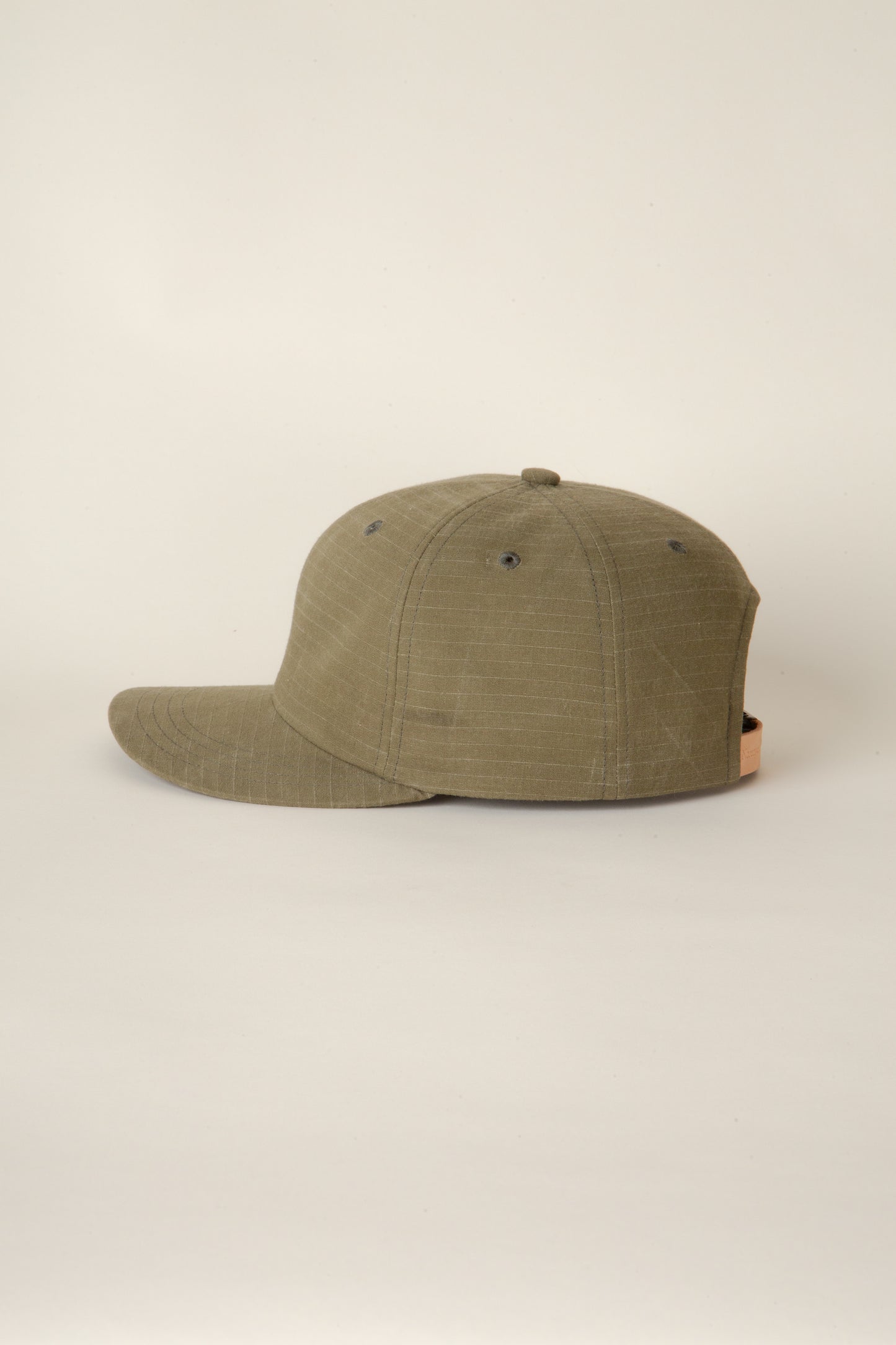 Distressed Olive Six Panel