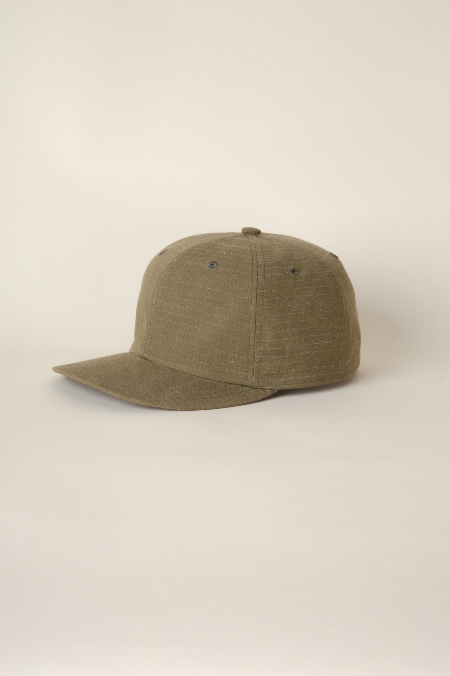 Distressed Olive Six Panel