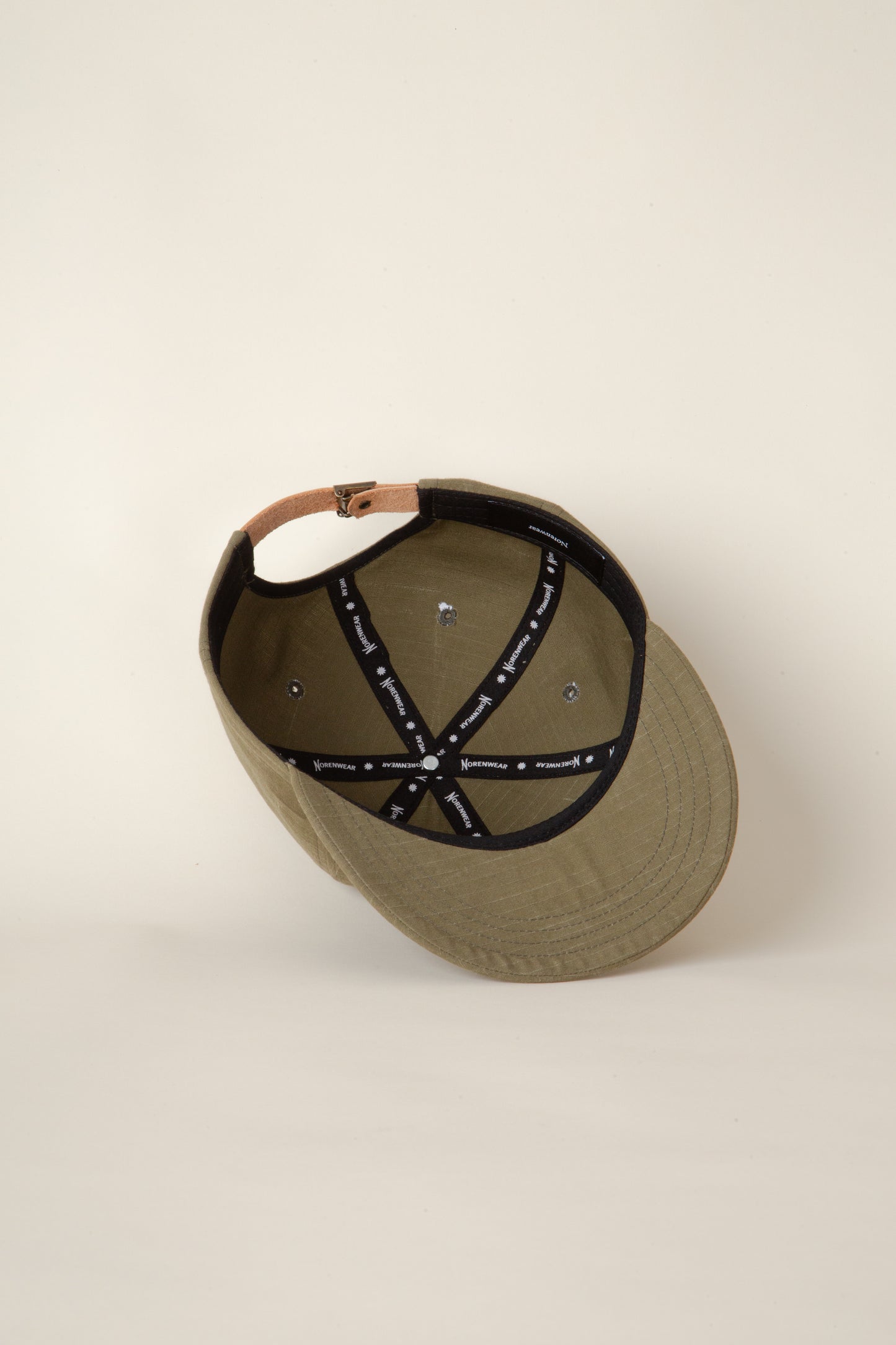 Distressed Olive Six Panel