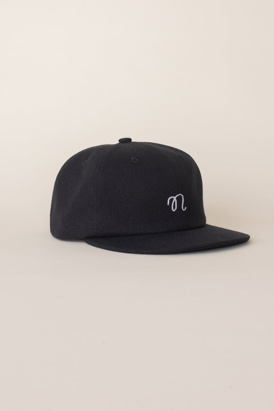 Black Hemp Six-Panel Cap