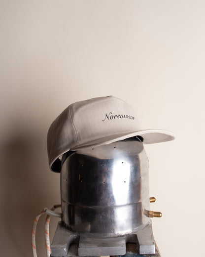 Bone Cotton Herringbone Pinchfront