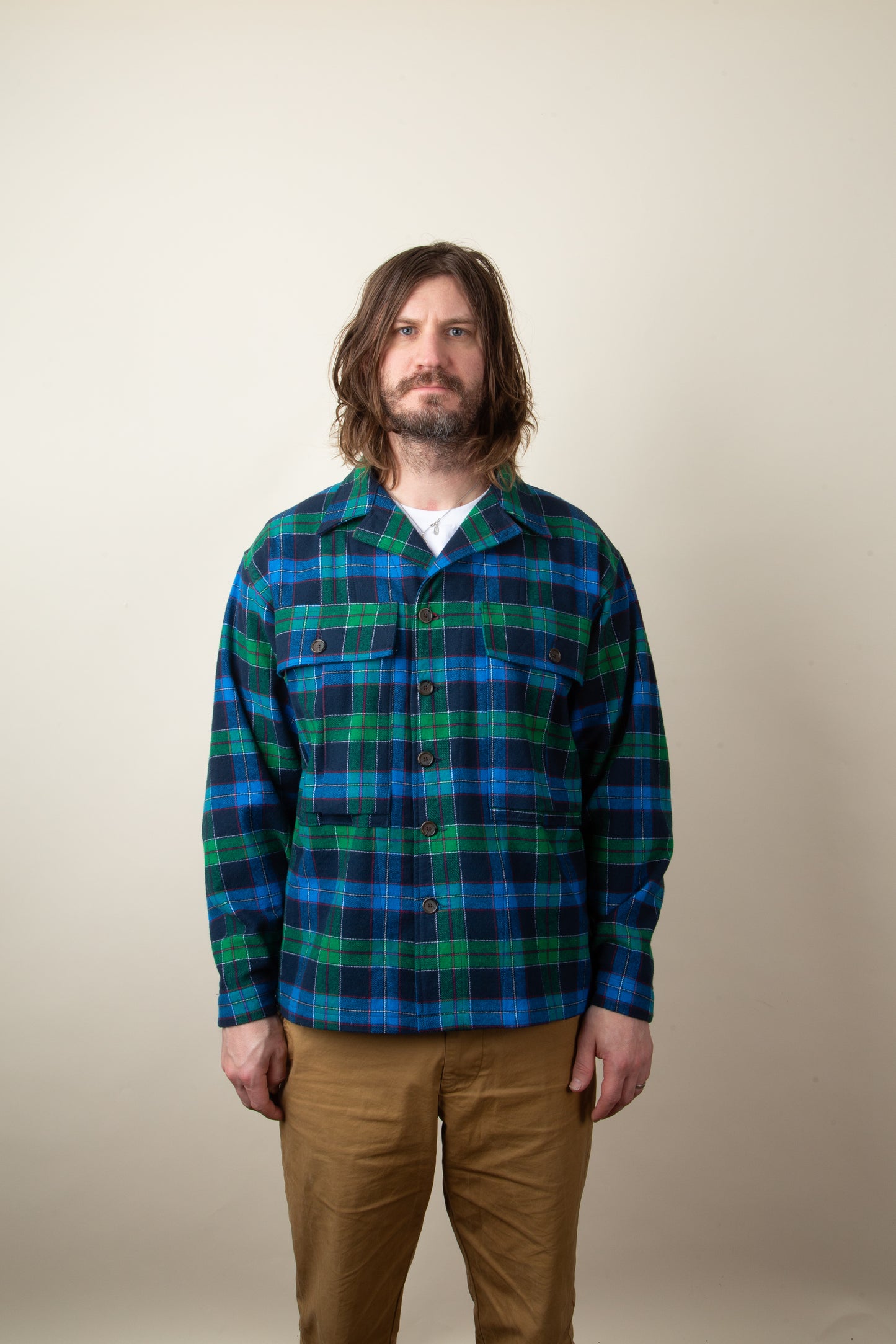 Flannel Fatigue Forest and Navy